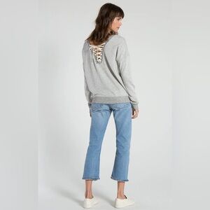 n:Philanthropy Kali Lace Back Sweatshirt